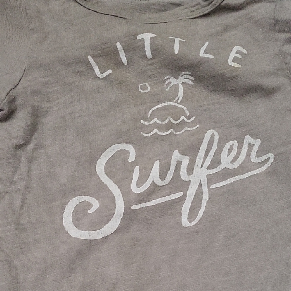 Little Surfer Kids Shirt - Gray